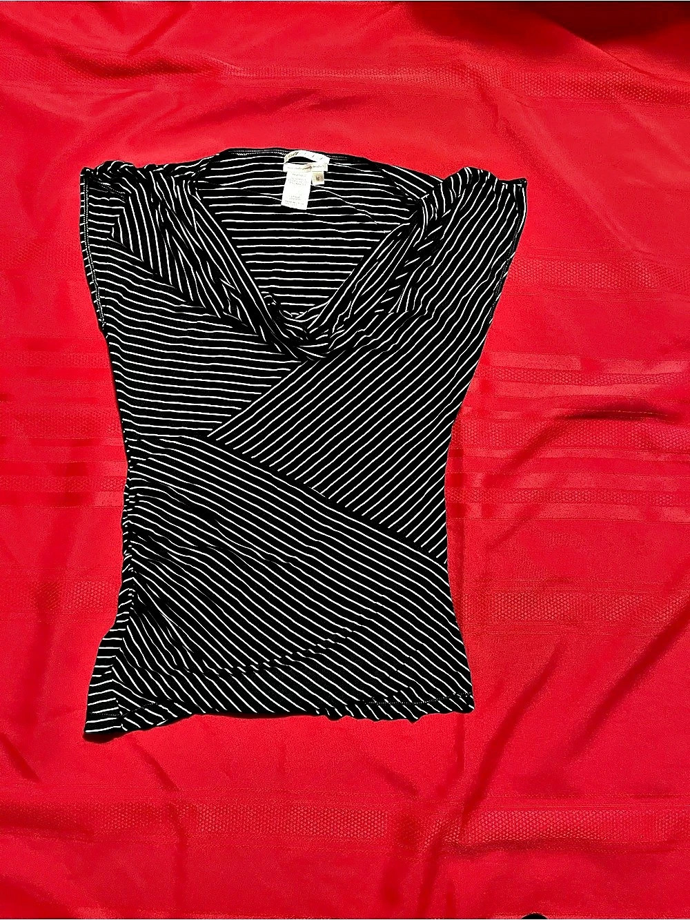 Stripped shirt black and white